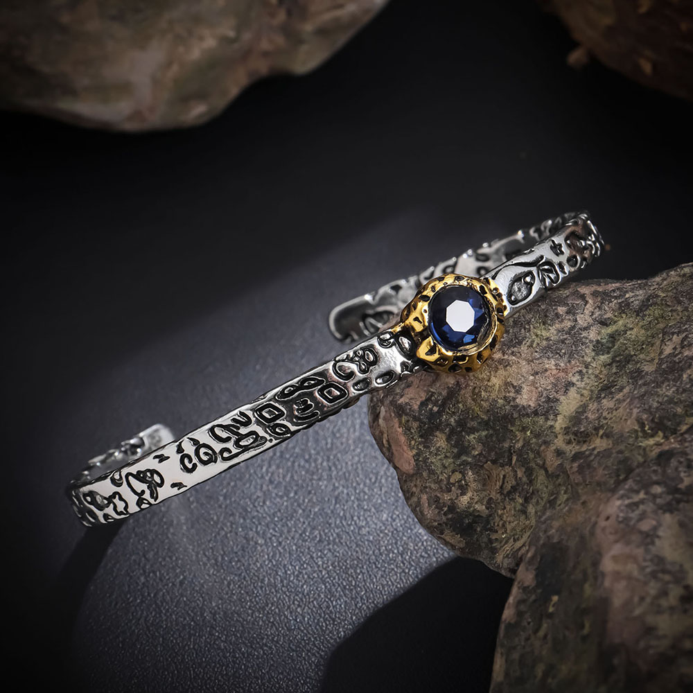 Fashion Vintage Open Cuff Brac - Ethnic Fashion Wear For Women 评论和价格