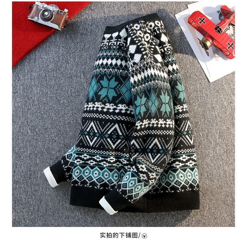 Men's Autumn and Winter Pullov - Ethnic Fashion For Men 评论和价格