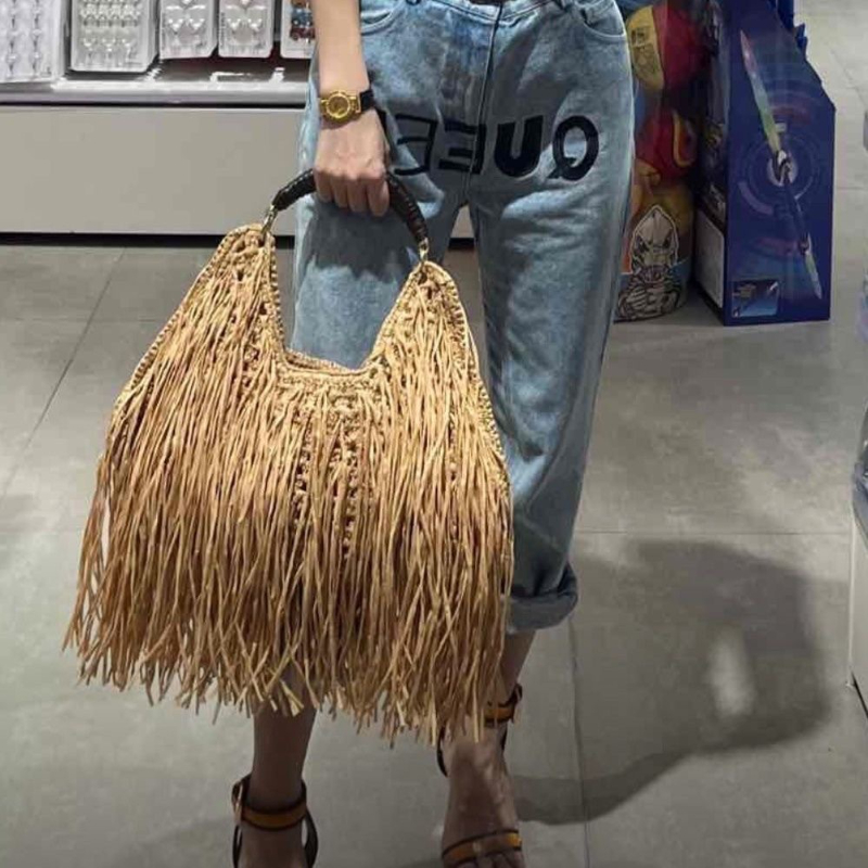 Bohemian Tassel Straw Handbag  - Ethnic Fashion Designer 评论和价格