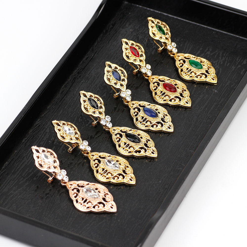 Sunspicems Gold Color Long Dro - Ethnic Fashion Brands 评论和价格