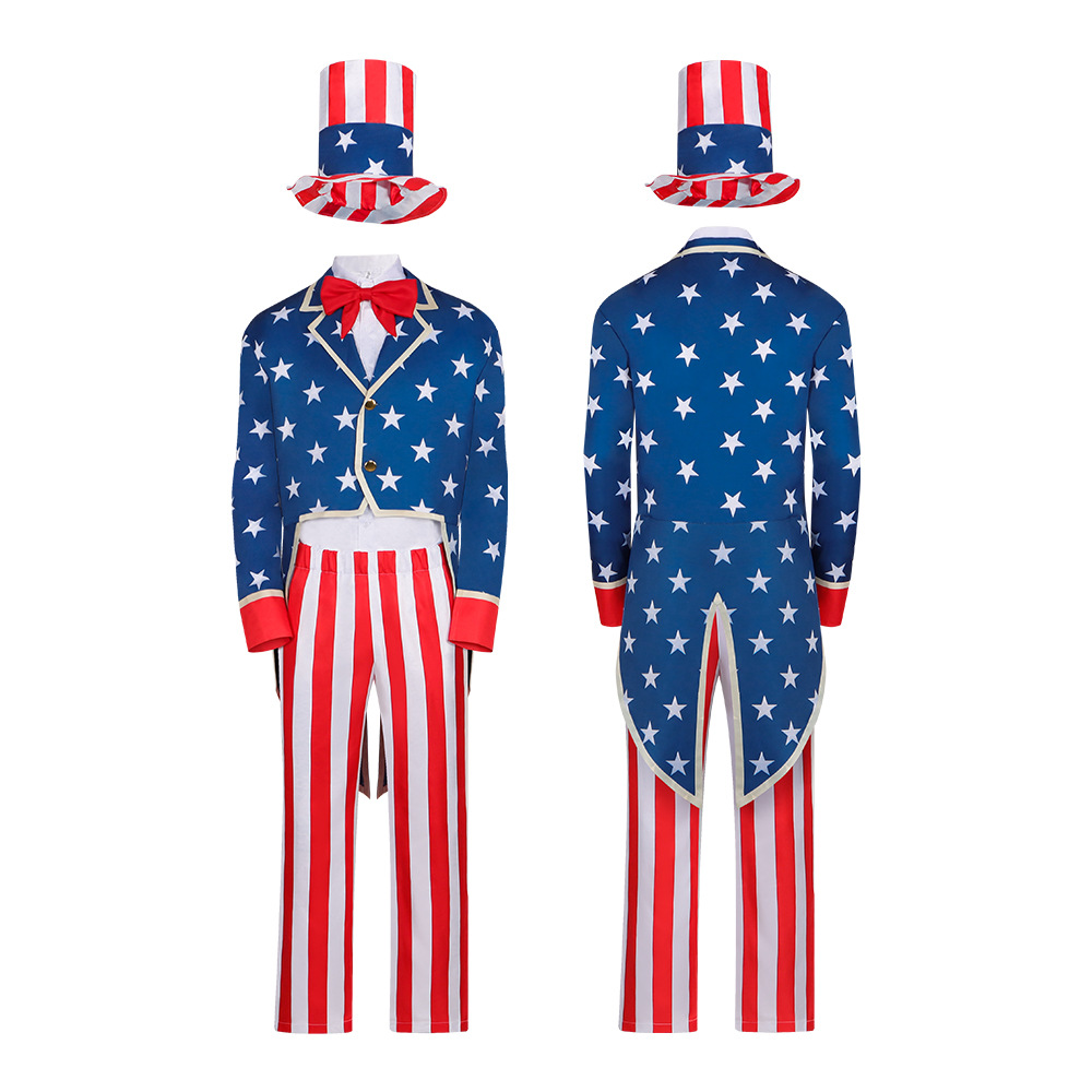 Sam's Uncle Adult Cosplay Cost - Ethnic Fashion Designer 评论和价格