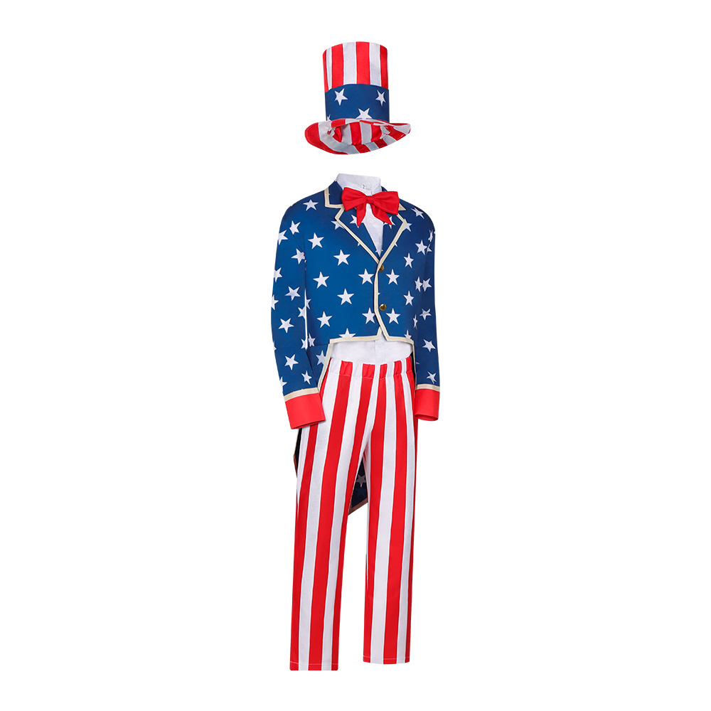 Sam's Uncle Adult Cosplay Cost - Ethnic Fashion Designer 评论和价格