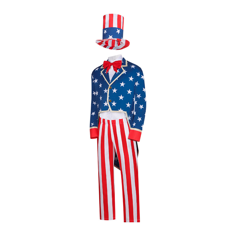 Sam's Uncle Adult Cosplay Cost - Ethnic Fashion Designer 评论和价格