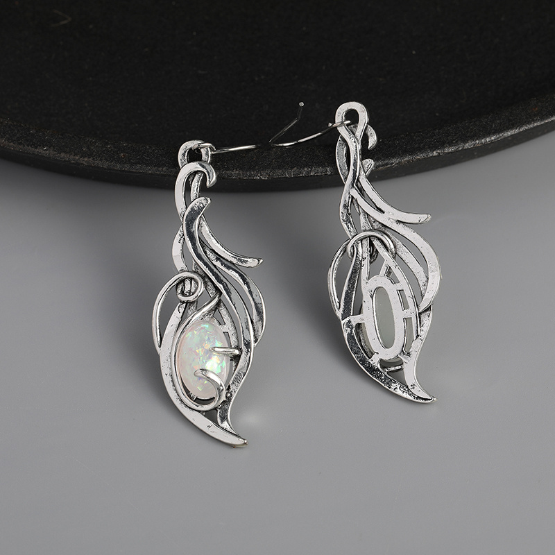 Antique Silver Hollow Flame Sh - Ethnic Fashion Wear For Women 评论和价格
