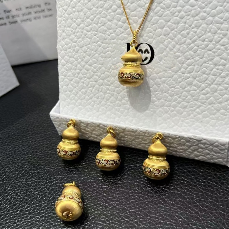 18K gold auspicious cloud gour - Ethnic Fashion Boutique 评论和价格