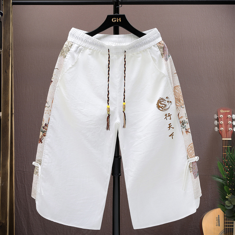 Ice Silk Casual Shorts Men's S - Urban Ethnic Fashion 评论和价格