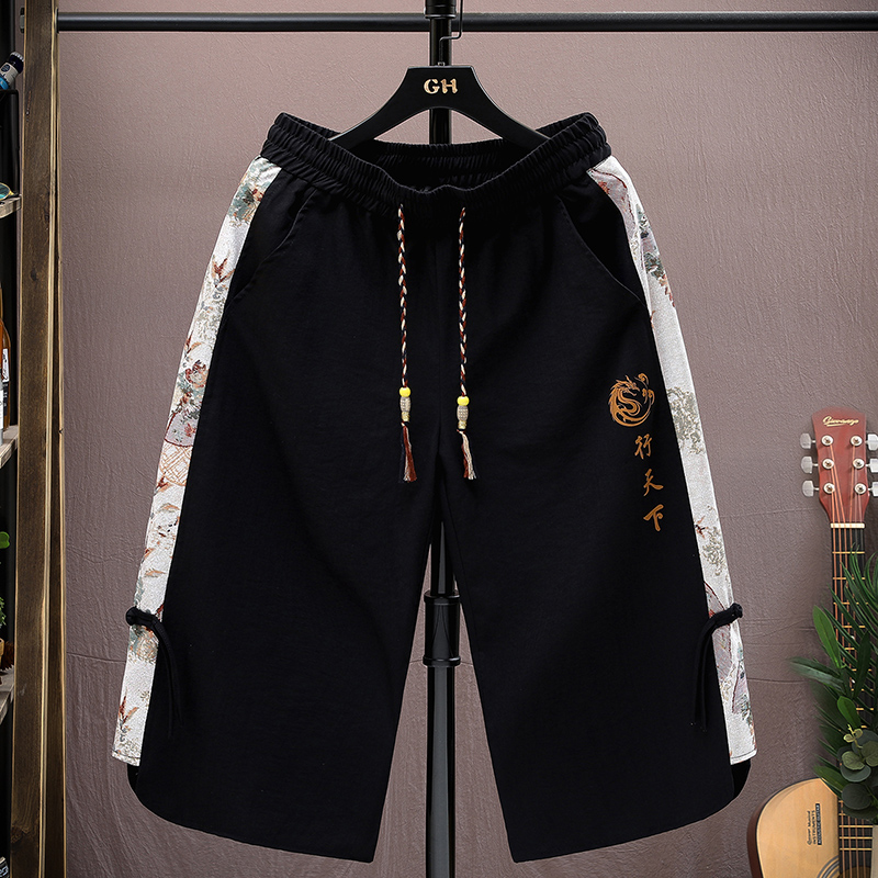 Ice Silk Casual Shorts Men's S - Urban Ethnic Fashion 评论和价格