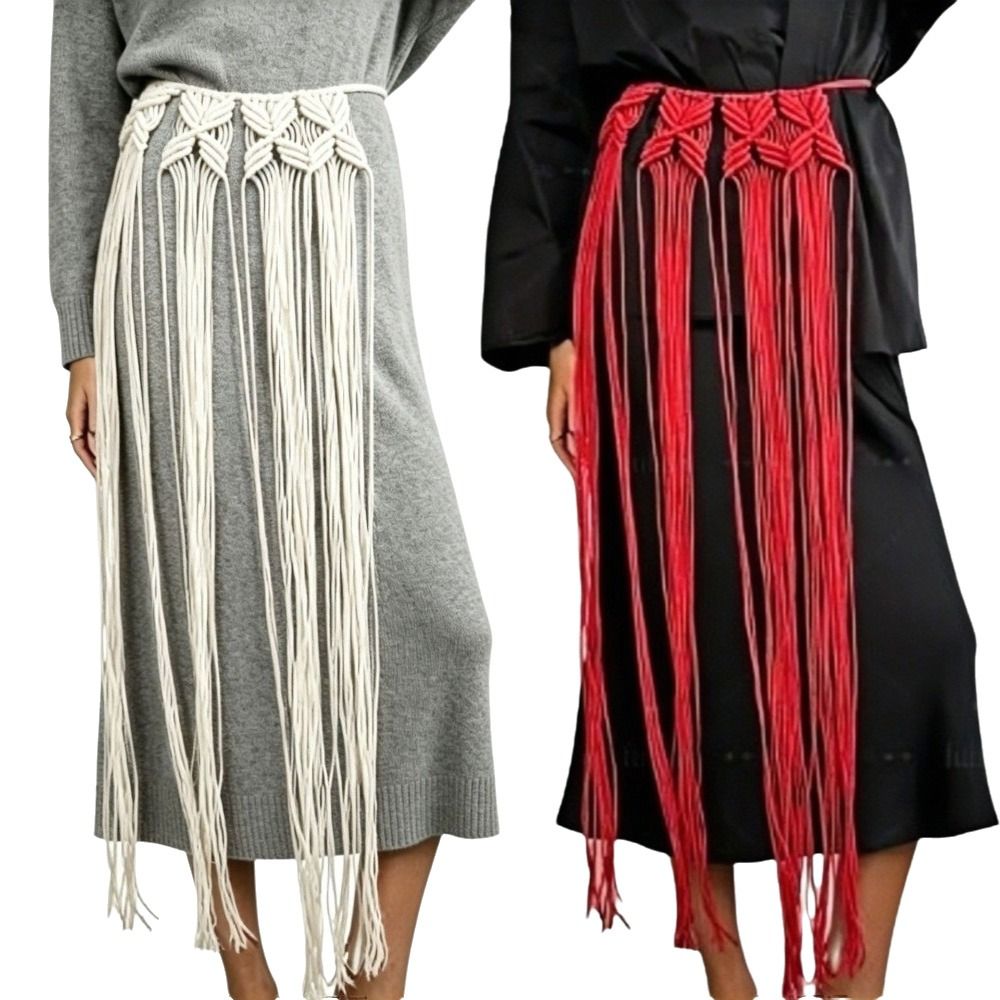 Fashion Bohemian Netted Fringe - Ethnic Fashion Designer 评论和价格