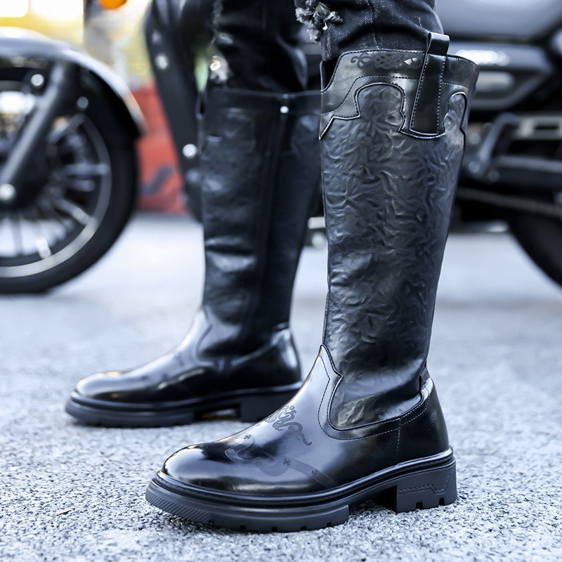 Men's Mid-calf Boots High Qual - Ethnic Fashion For Men 评论和价格