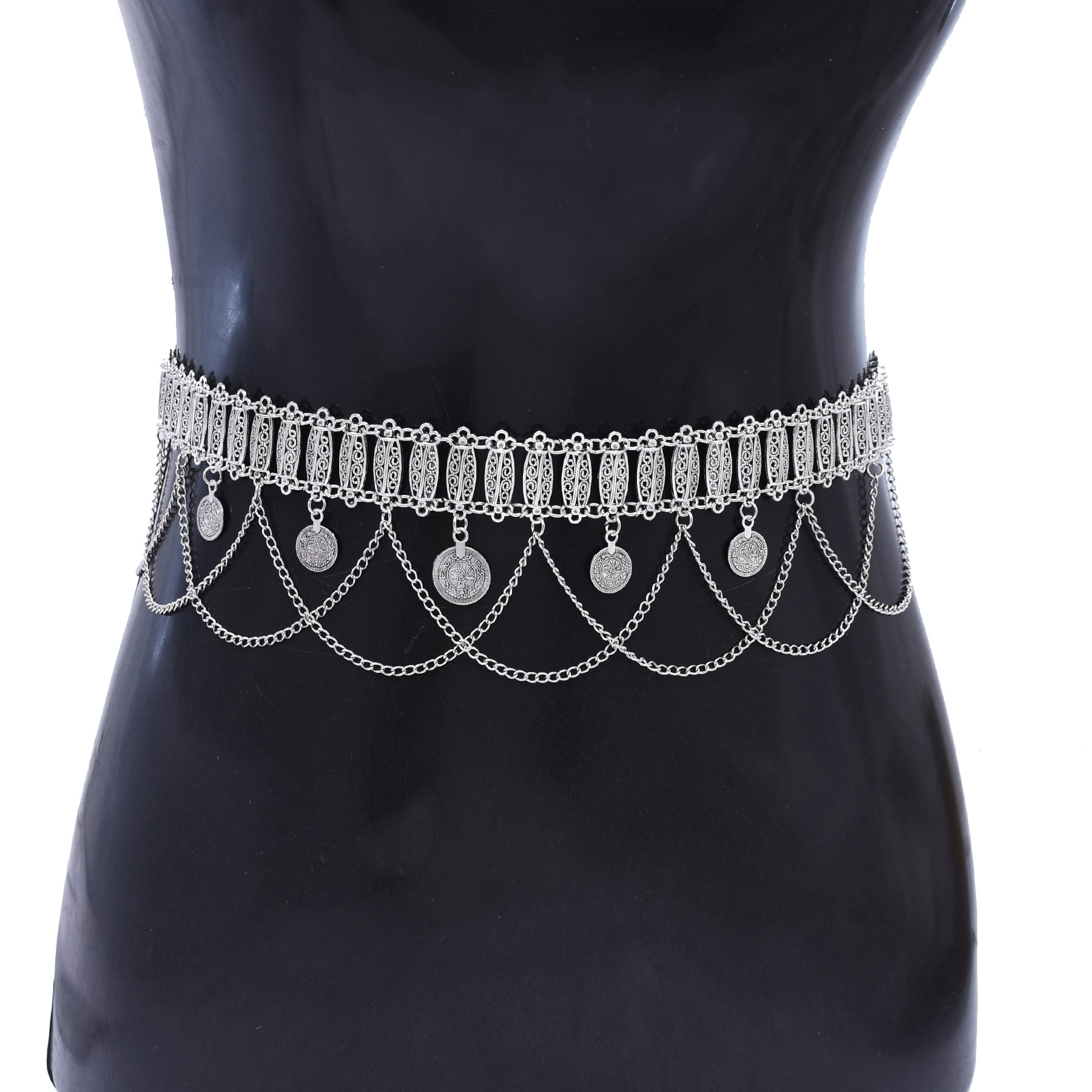 Niche Retro Design Silver Carv - Ethnic Fashion Designer 评论和价格
