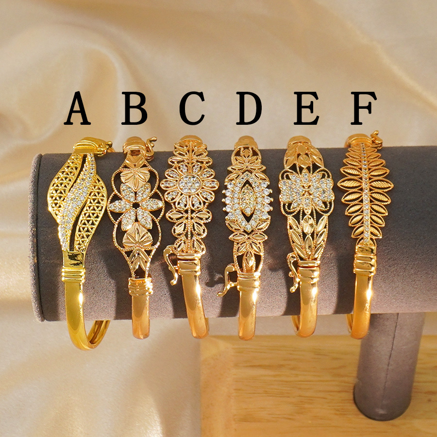 1Pcs Dubai Flower Zirconium In - Ethnic Fashion In Dubai 评论和价格