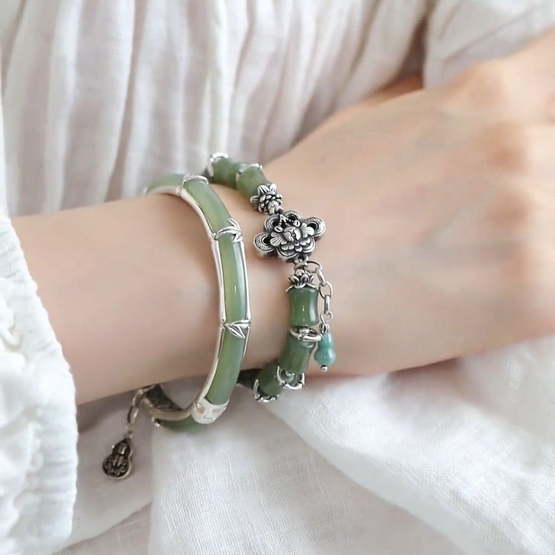 New Chinese Vintage Bamboo Gou - Ethnic Fashion Wear For Women 评论和价格