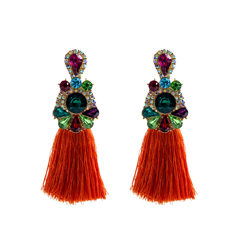 Fashion colored diamond alloy  - Ethnic Fashion Brands 评论和价格