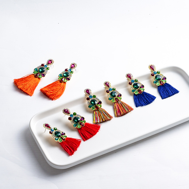 Fashion colored diamond alloy  - Ethnic Fashion Brands 评论和价格
