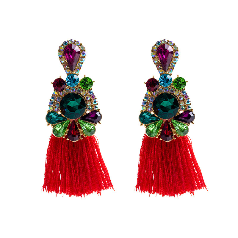 Fashion colored diamond alloy  - Ethnic Fashion Brands 评论和价格