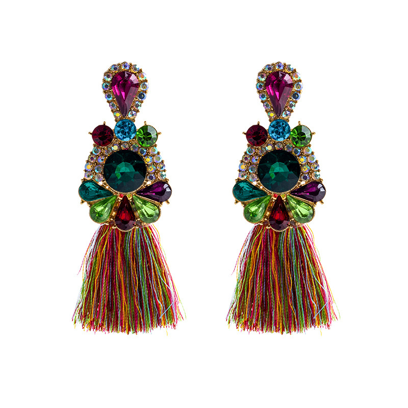 Fashion colored diamond alloy  - Ethnic Fashion Brands 评论和价格