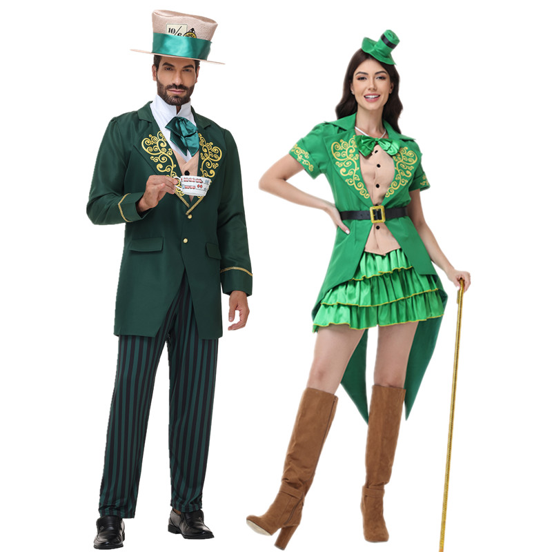 St Patrick's Day Halloween Gre - Ethnic Fashion For Men 评论和价格